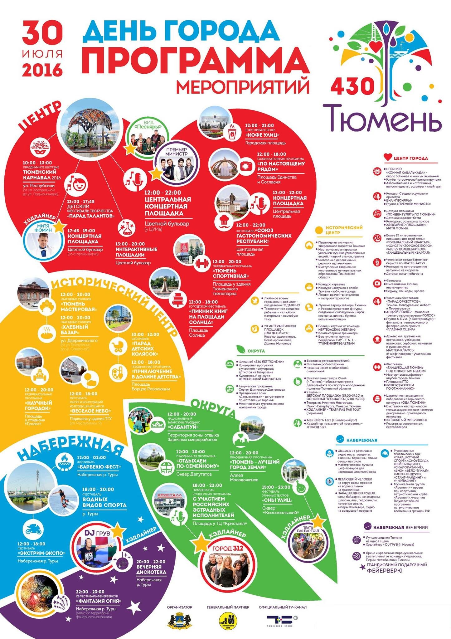 Программа на день